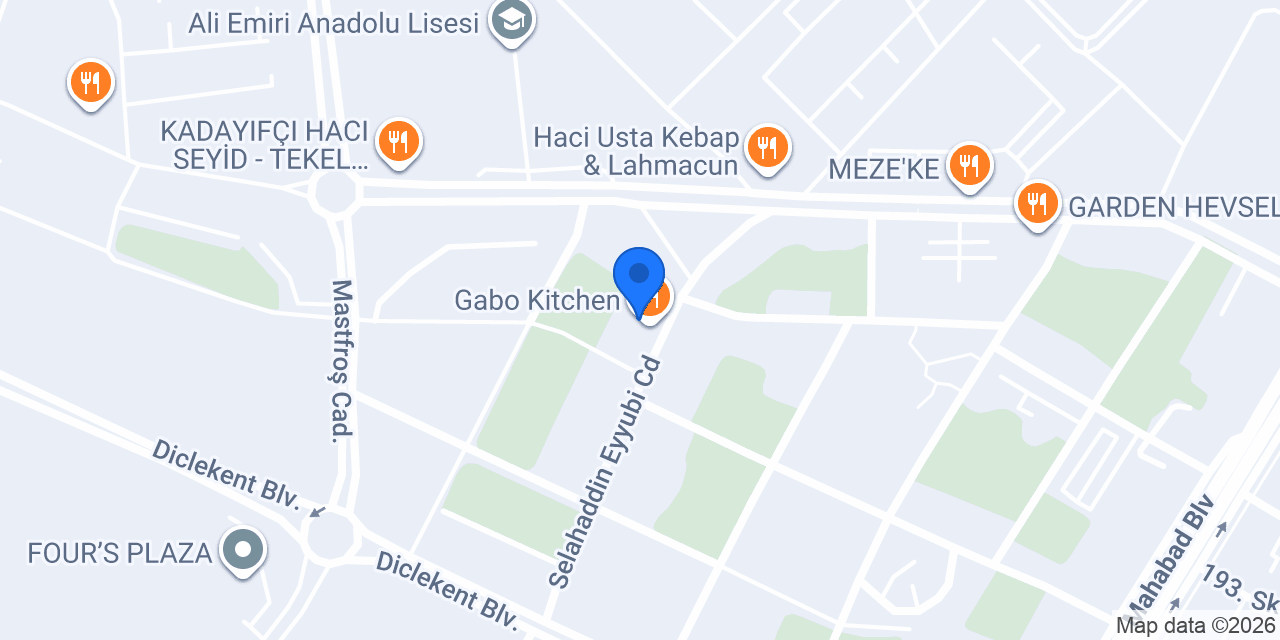 Gabo Kitchen konumu