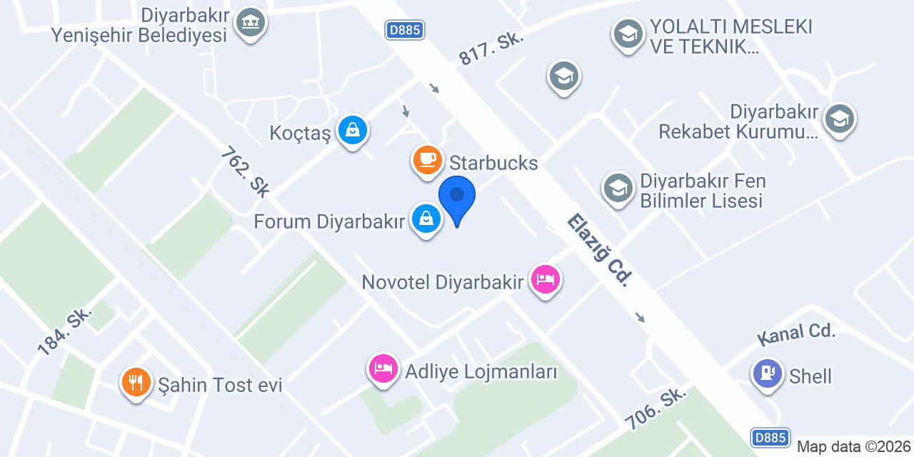 Cemre Optik konumu