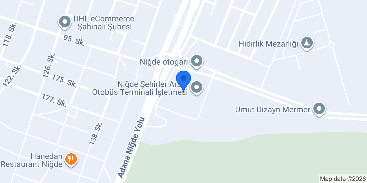 NİĞDE METRO TURİZM konumu