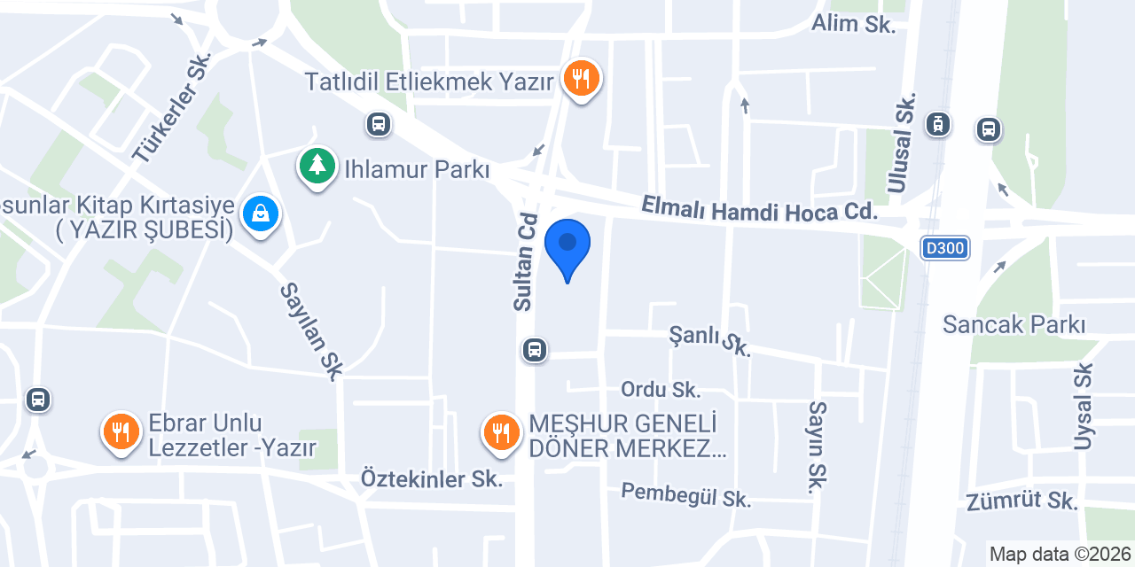 Önder Ayata Yapı Market konumu