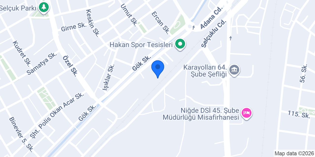 Nigde vinc Adil konumu