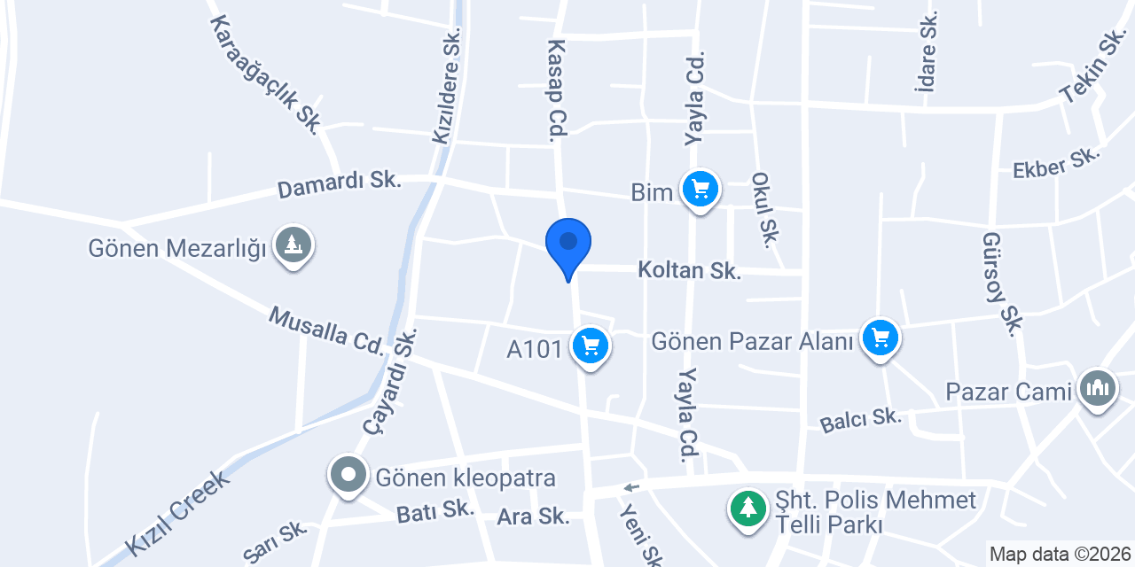 MEVSİM İNŞAAT ve YAPI MALZEMELERİ konumu