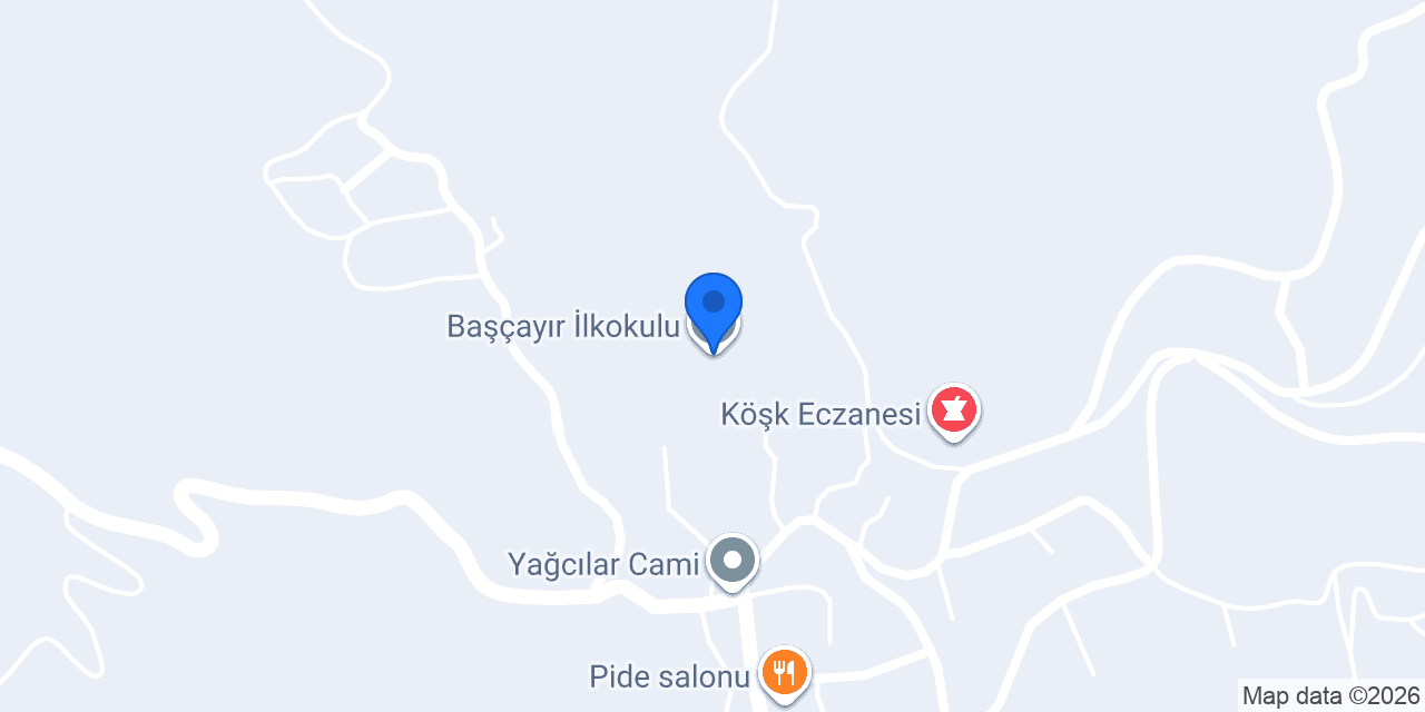Başçayır İlkokulu konumu