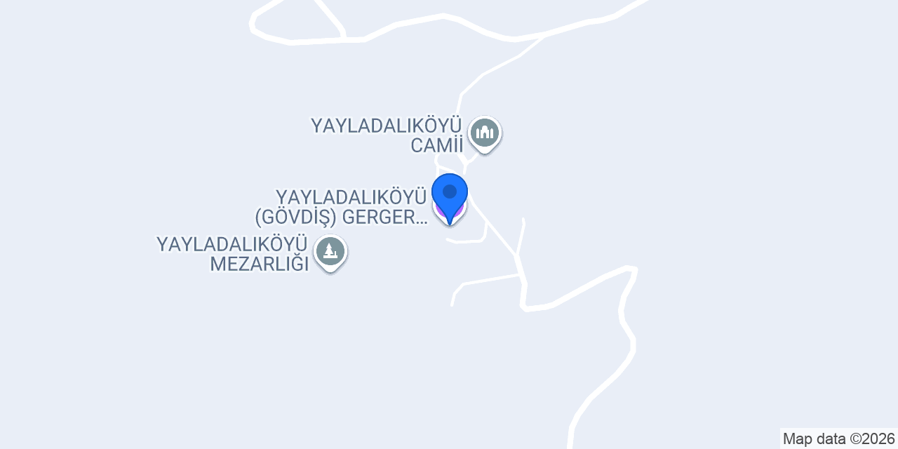 YAYLADALIKÖYÜ (GÖVDİŞ) GERGER ADIYAMAN konumu