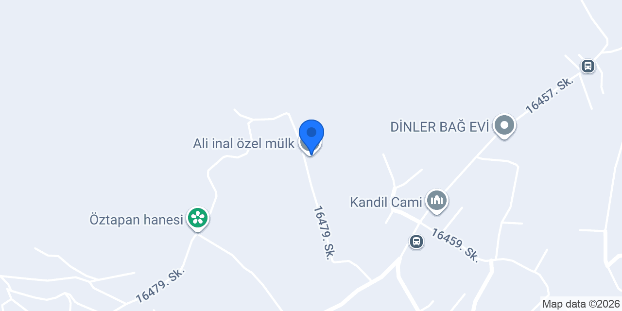Ali inal özel mülk konumu