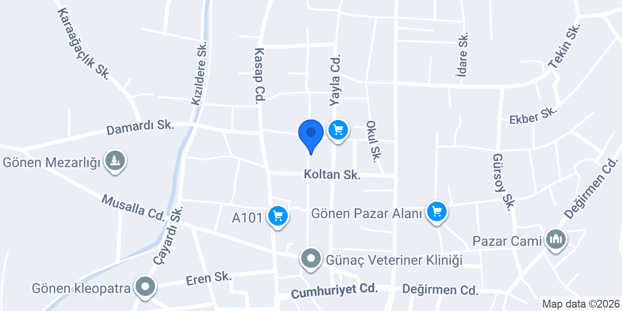 Derli Gıda konumu