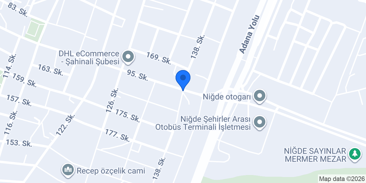 Niğde Seramik- Nadir Koçer konumu