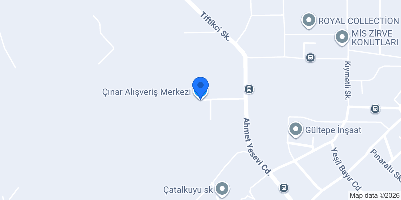 Çınar Alışveriş Merkezi konumu