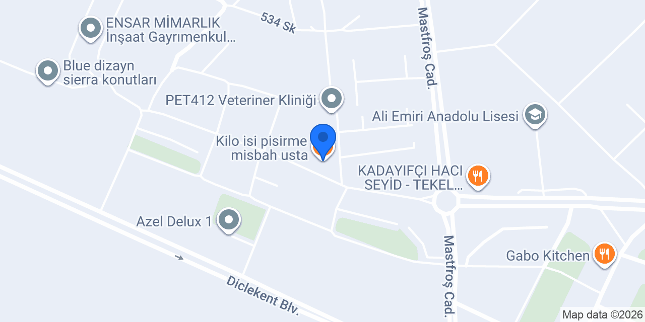 Kilo isi pisirme misbah usta konumu