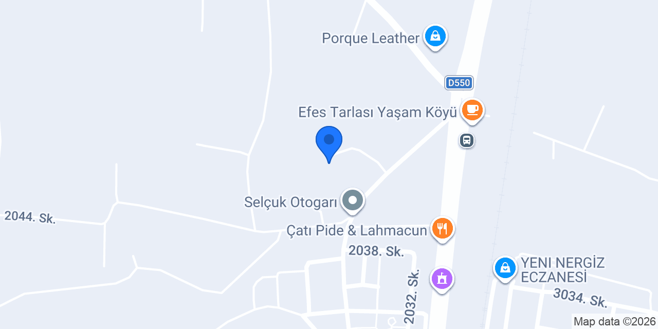 Pamukkale Turizm Selçuk Otogar konumu