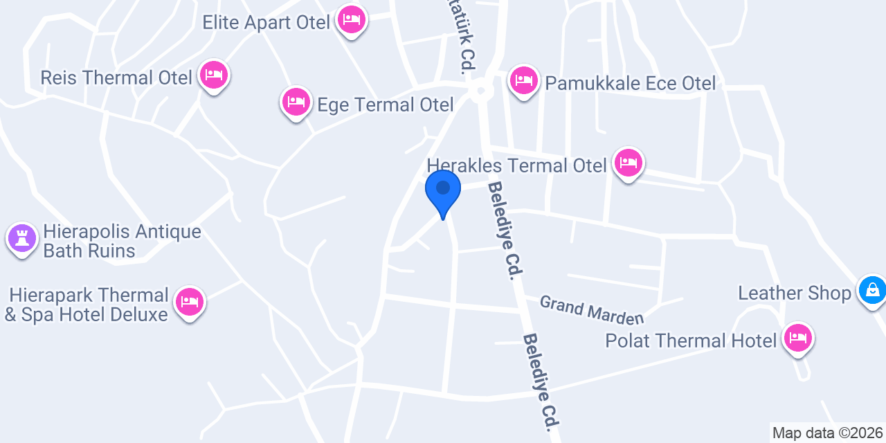 Sagas Termal Butik Otel konumu