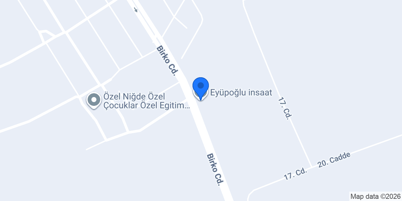 Eyüpoğlu insaat konumu