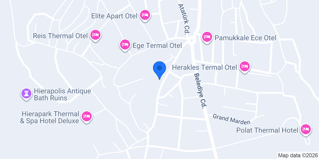 Karahallı Termal Pansiyon konumu
