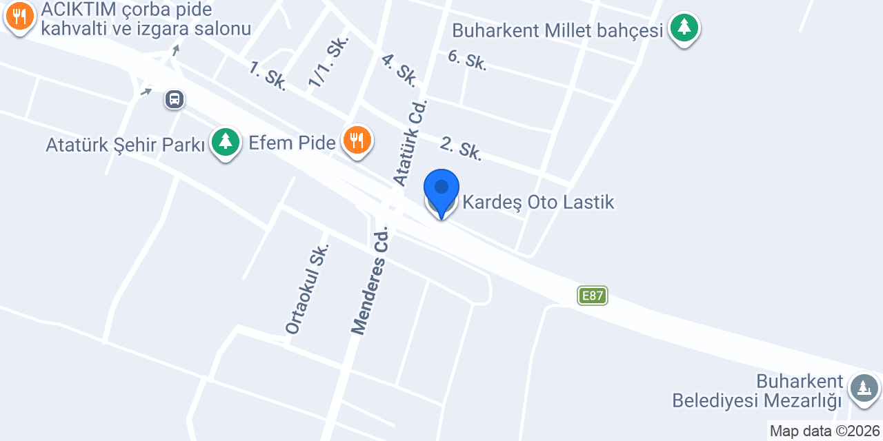 Kardeş Oto Lastik konumu