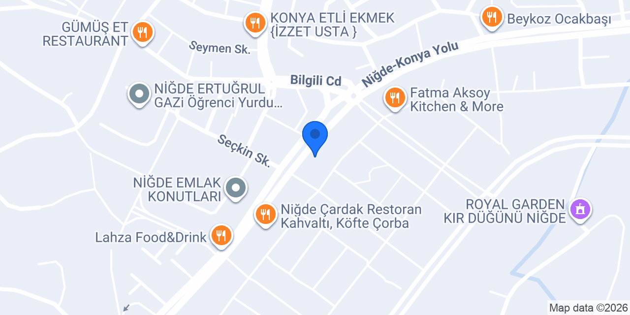 Elit Men Niğde konumu