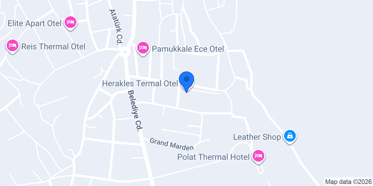 Herakles Termal Otel konumu