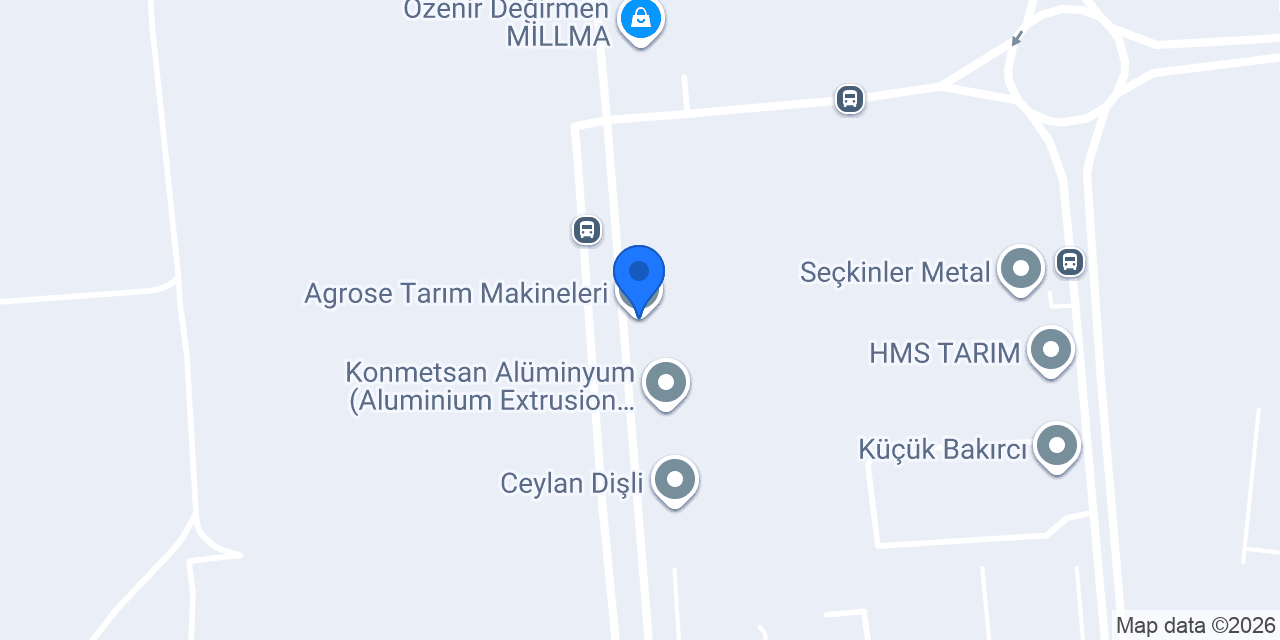 Agrose Tarım Makineleri konumu