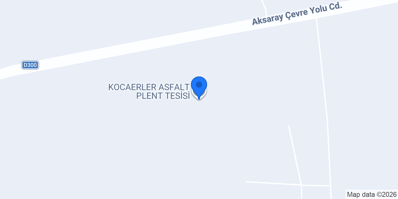 KOCAERLER ASFALT PLENT TESİSİ konumu