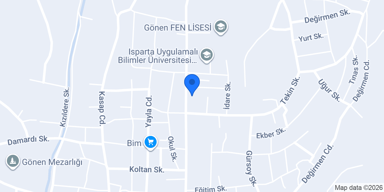Teknik Programlar Bölümü konumu