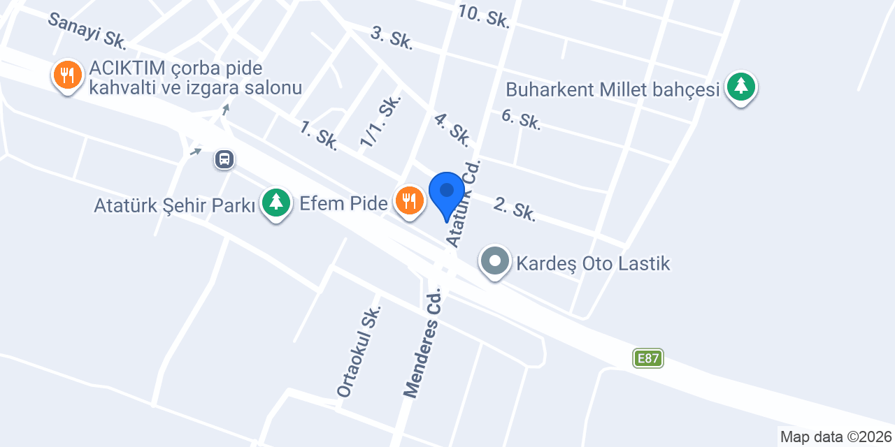 Ptt-buharkent Şubesi konumu