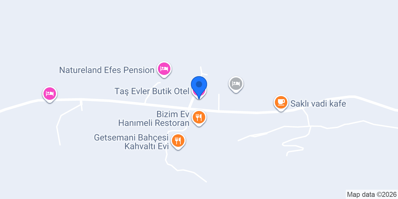 Taş Evler Butik Otel konumu