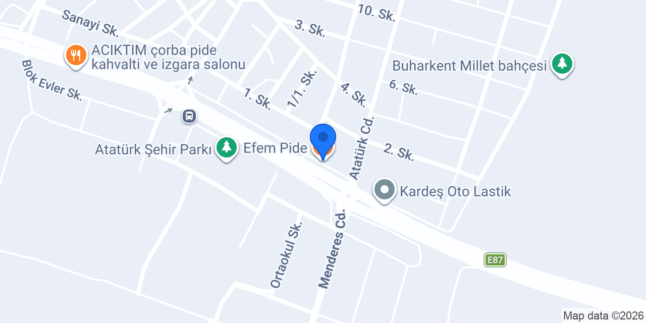 Efem Pide konumu