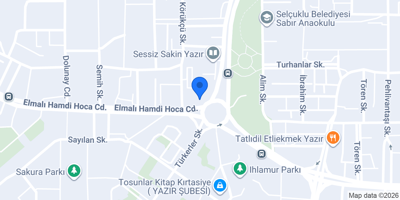 BAHÇEŞEHİR ECZANESİ konumu