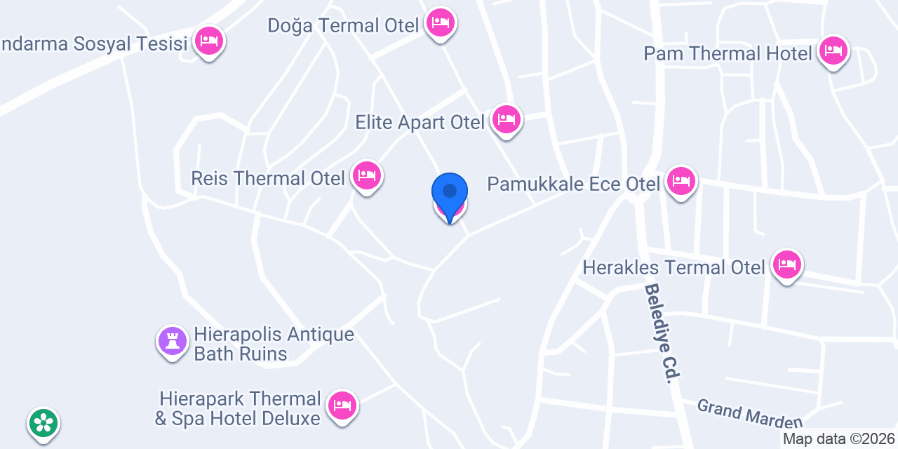 Ege Termal Otel konumu