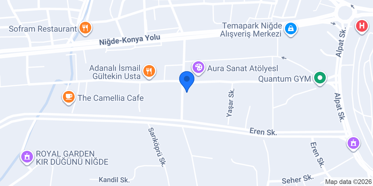 Niğde Forklift Network Yapı İnşaat Ltd Şti. konumu
