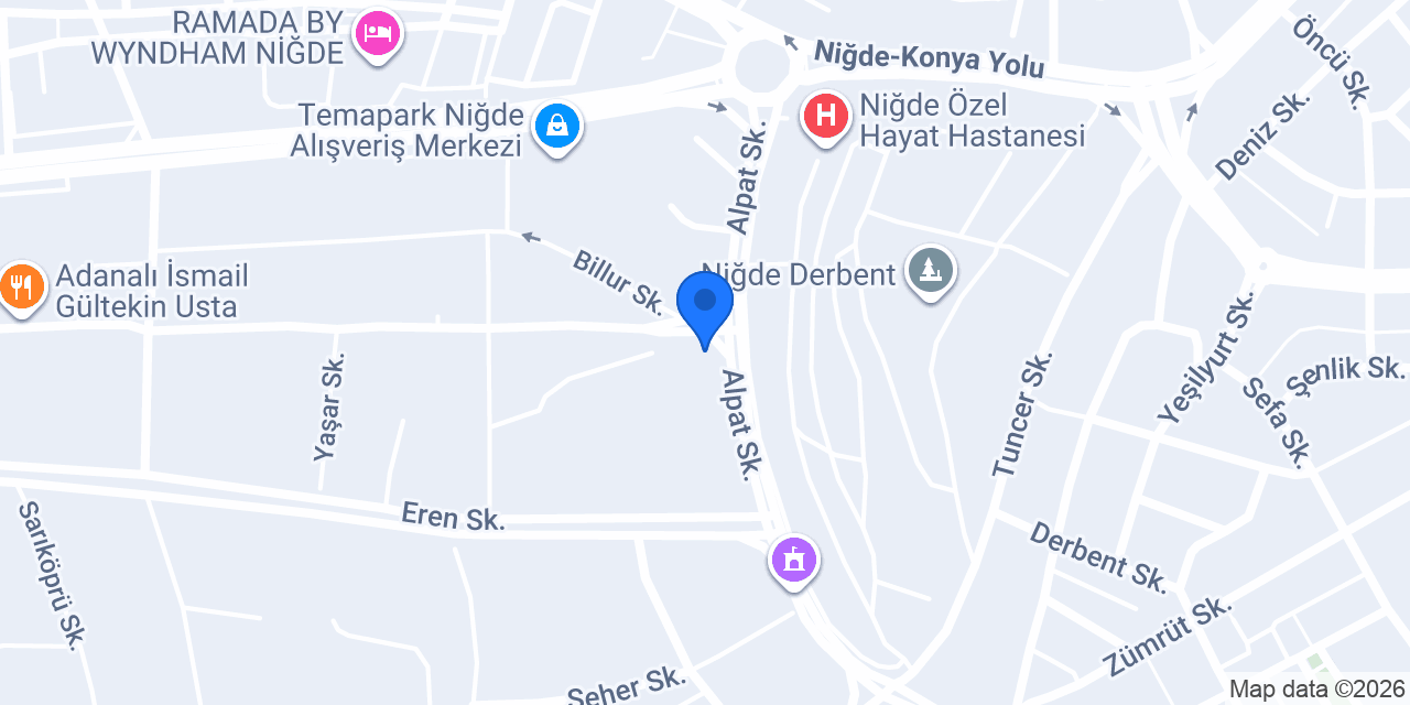 CarnavalWear Niğde konumu
