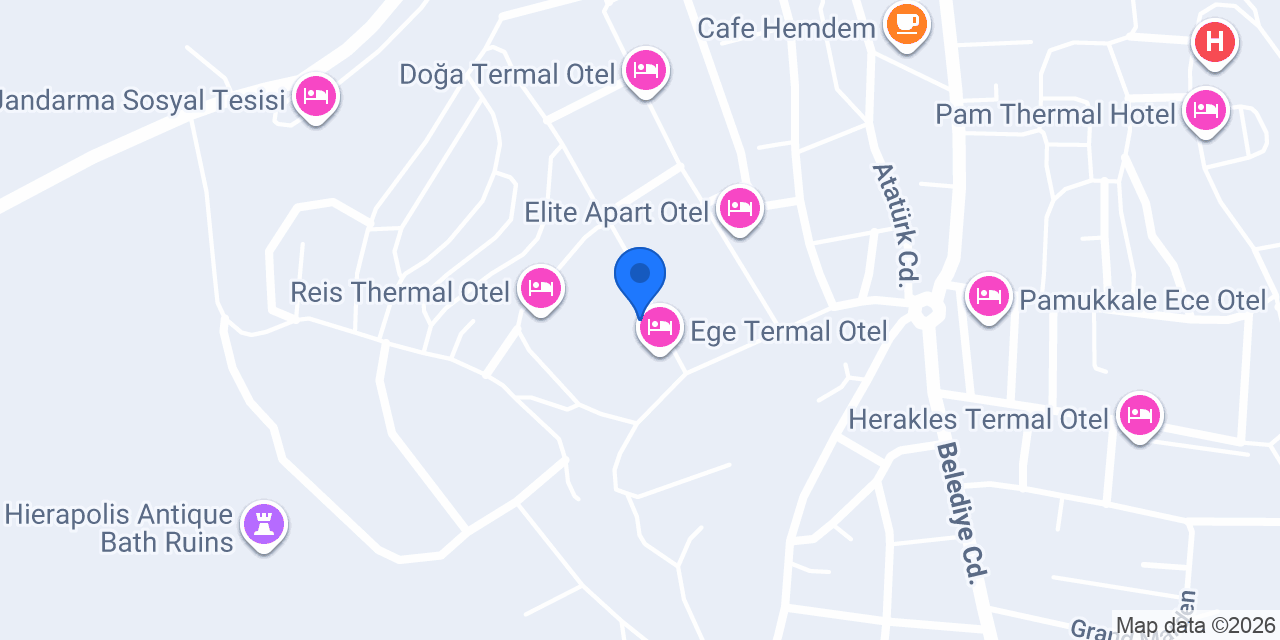 Ege Termal Fizyoterapi & Spa konumu