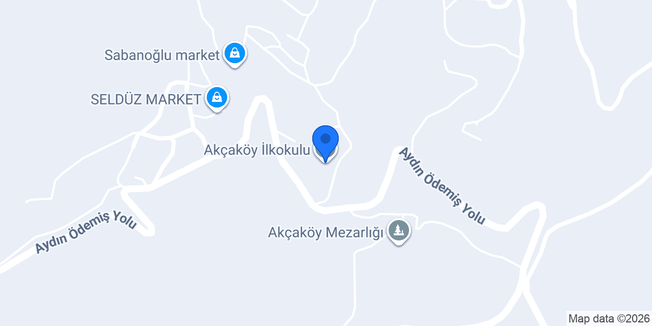 Akçaköy İlkokulu konumu