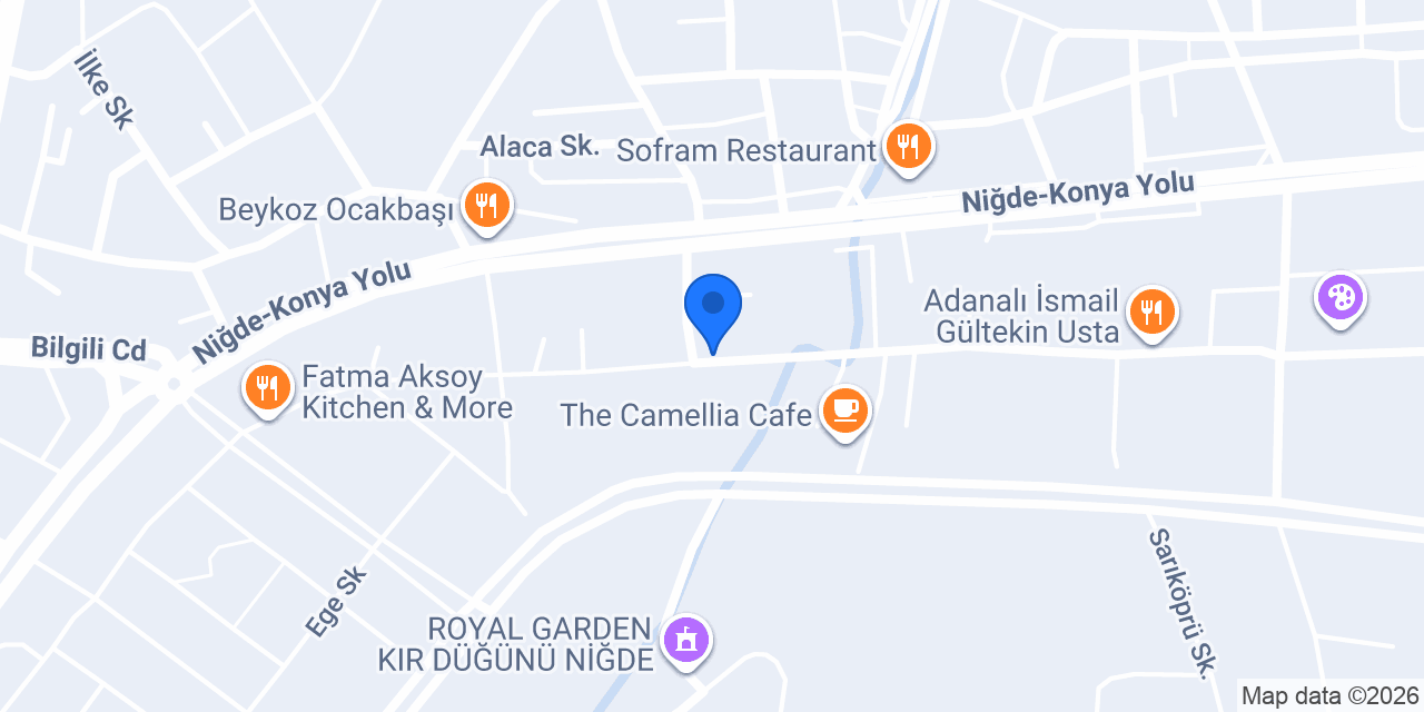 Niğde Beslenme Merkezi konumu