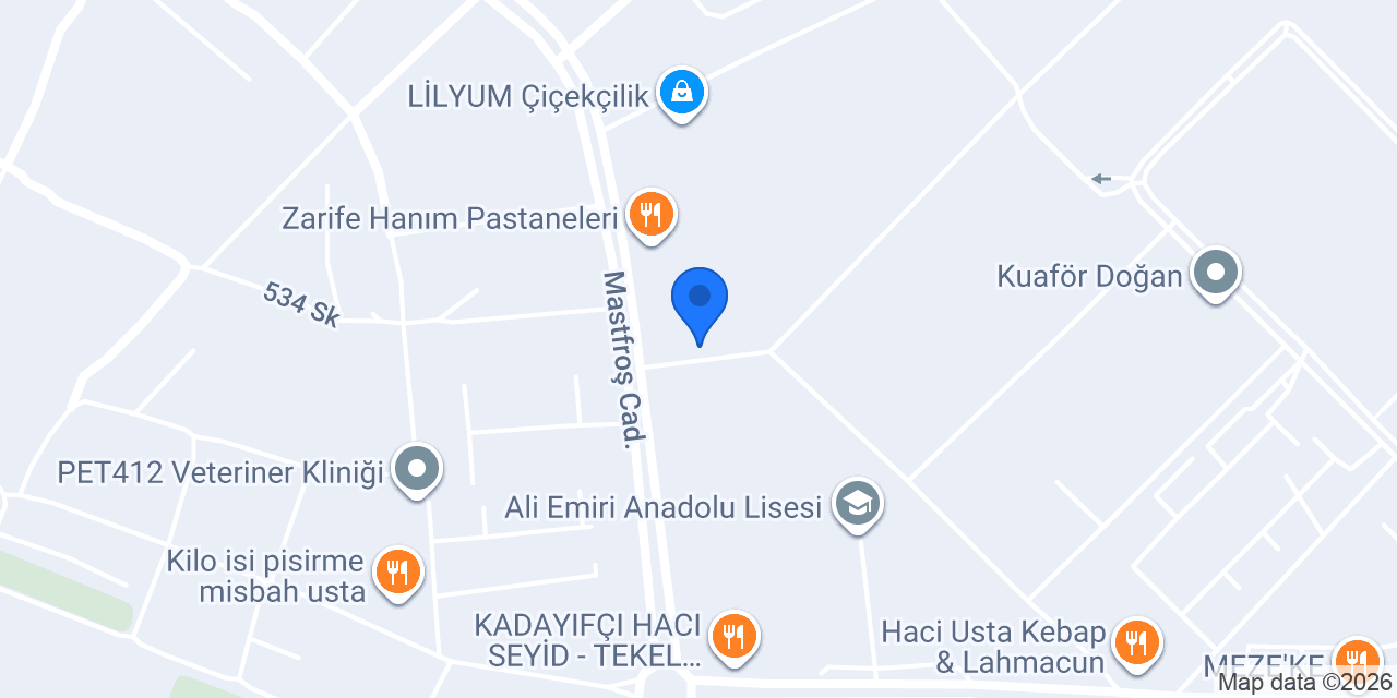 Mekanik Tesisat konumu