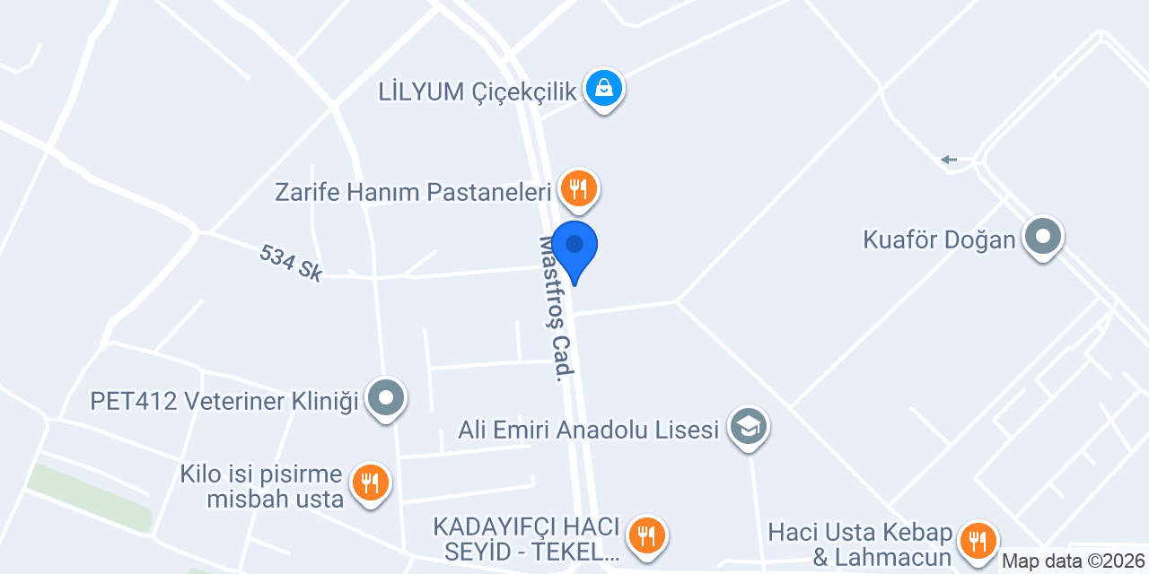 PİZZA FIRINI konumu