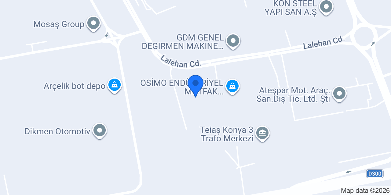 Anka Kalıp Ve Üretim Sanayi A.Ş konumu