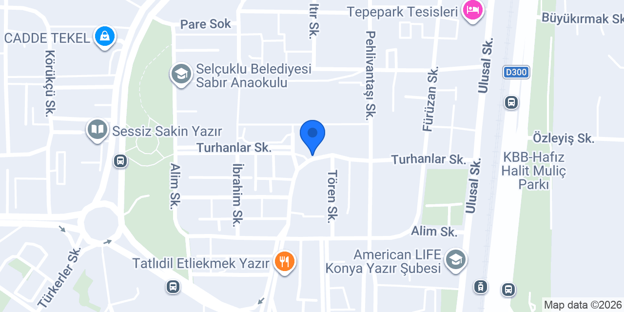 Sürat Kargo Yazır Şube konumu