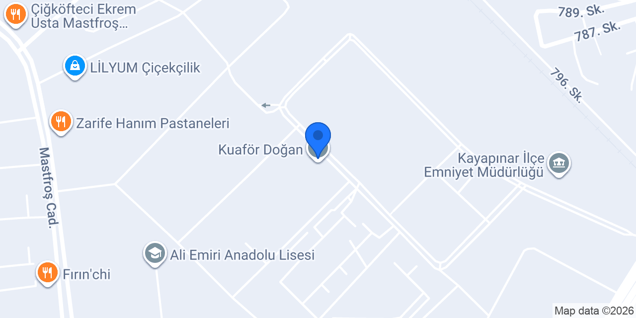Berz Ticaret (Erva Ltd. Şti.) konumu