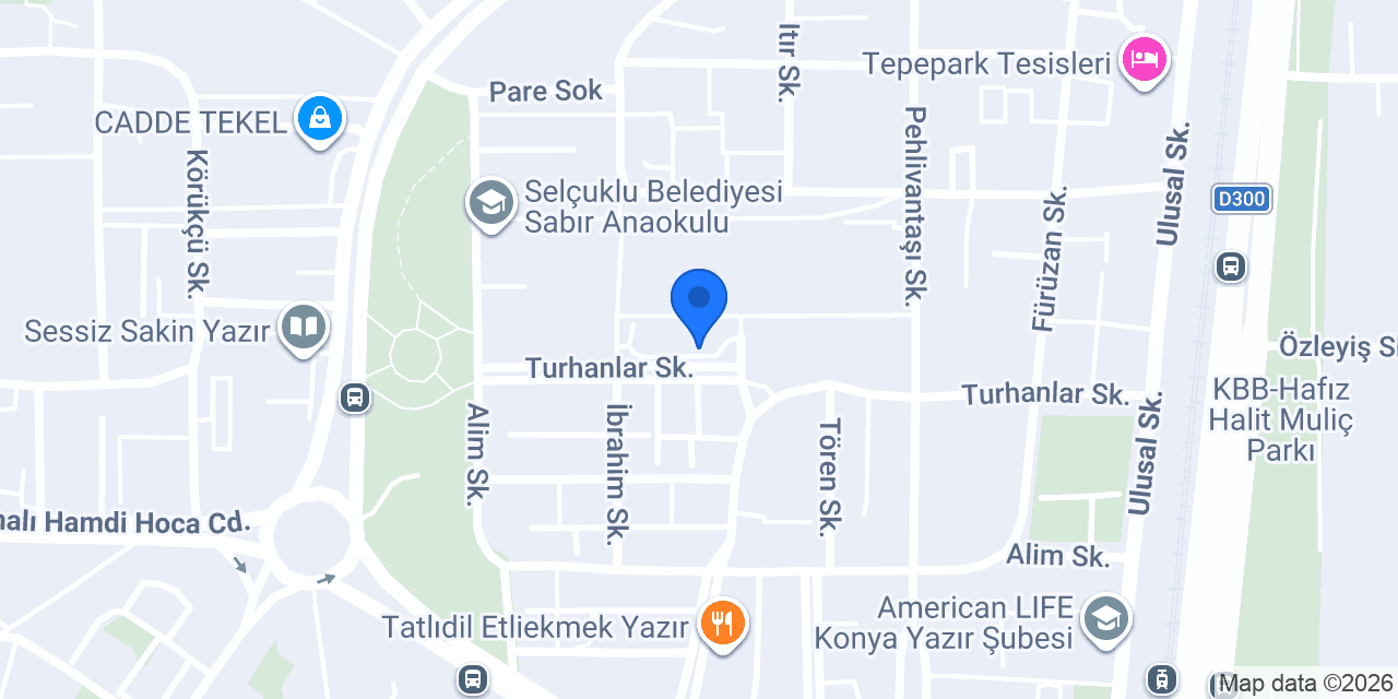 Erkek Kuaförü Ömer konumu