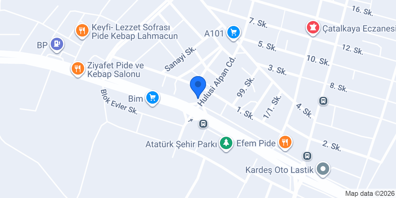 Fulda Oto Lastik konumu