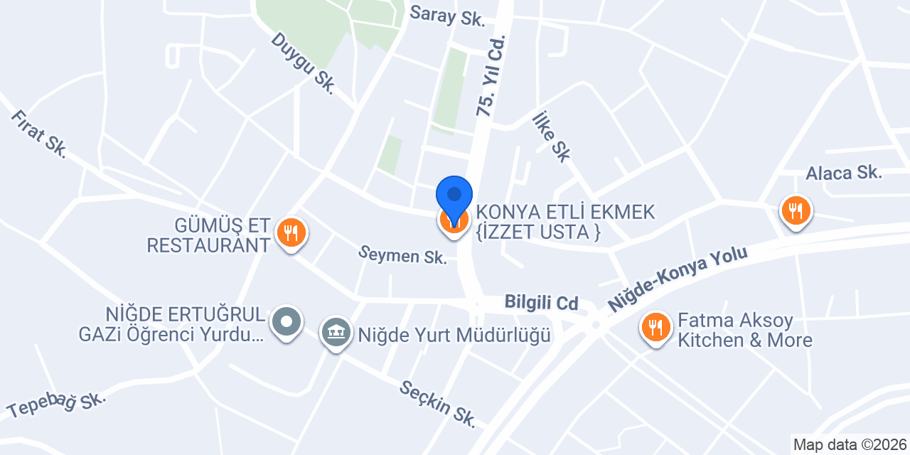 Dündaroğlu Baklava 2. Şube konumu