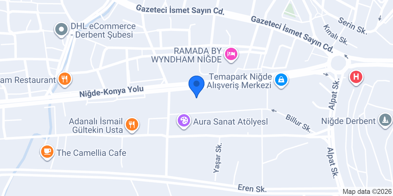 ERGÜL MOBİLYA konumu