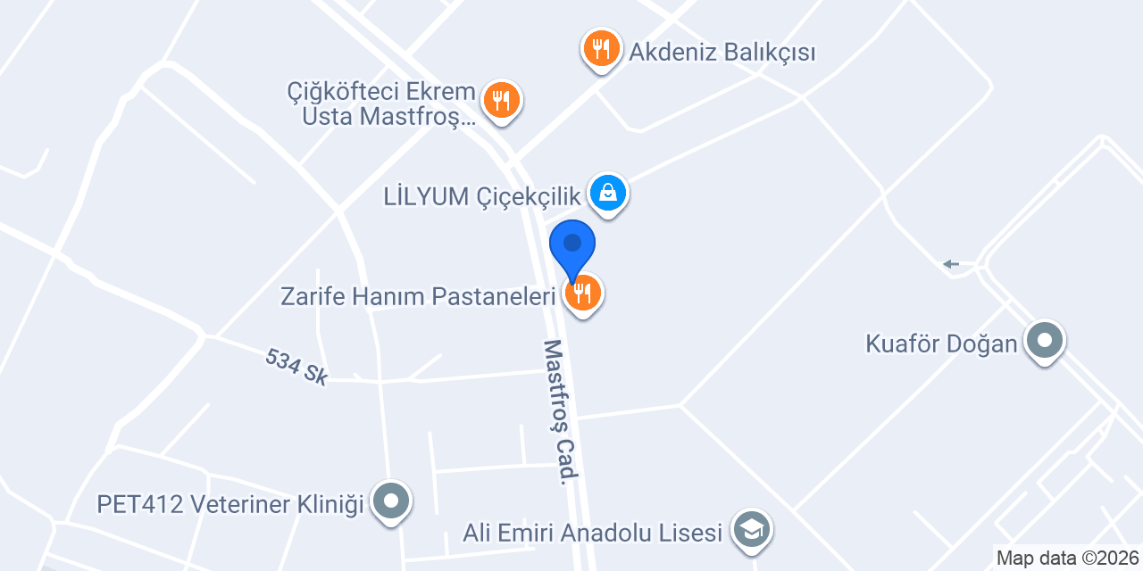 Orkide çiçekçilik konumu
