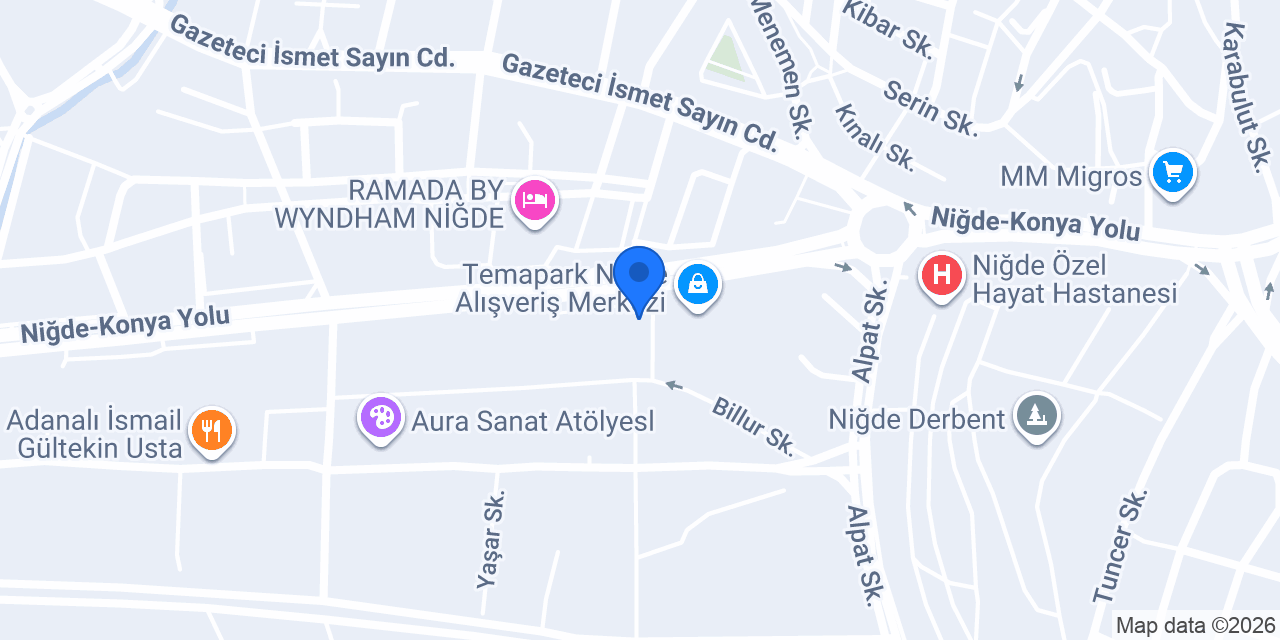 Domino's Pizza Niğde konumu