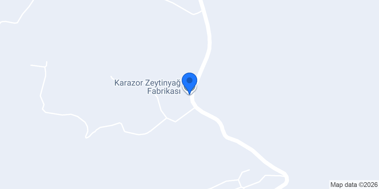 Karazor Zeytinyağ Fabrikası konumu