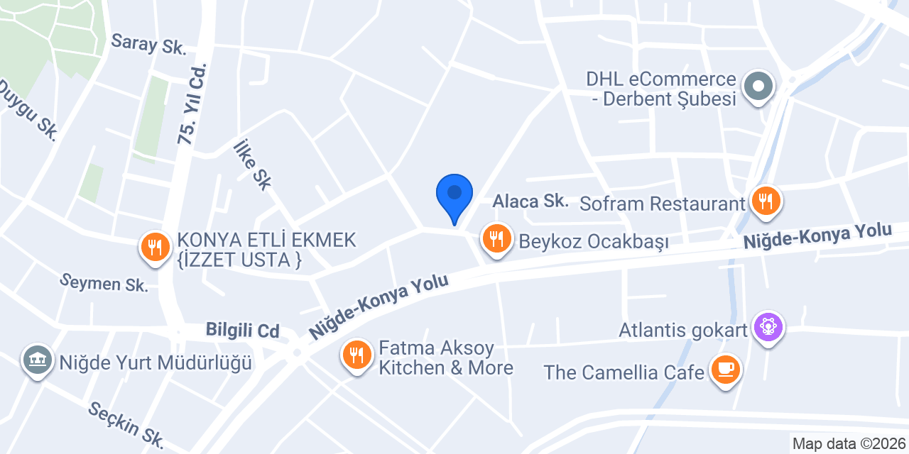 Sonax Niğde Express konumu
