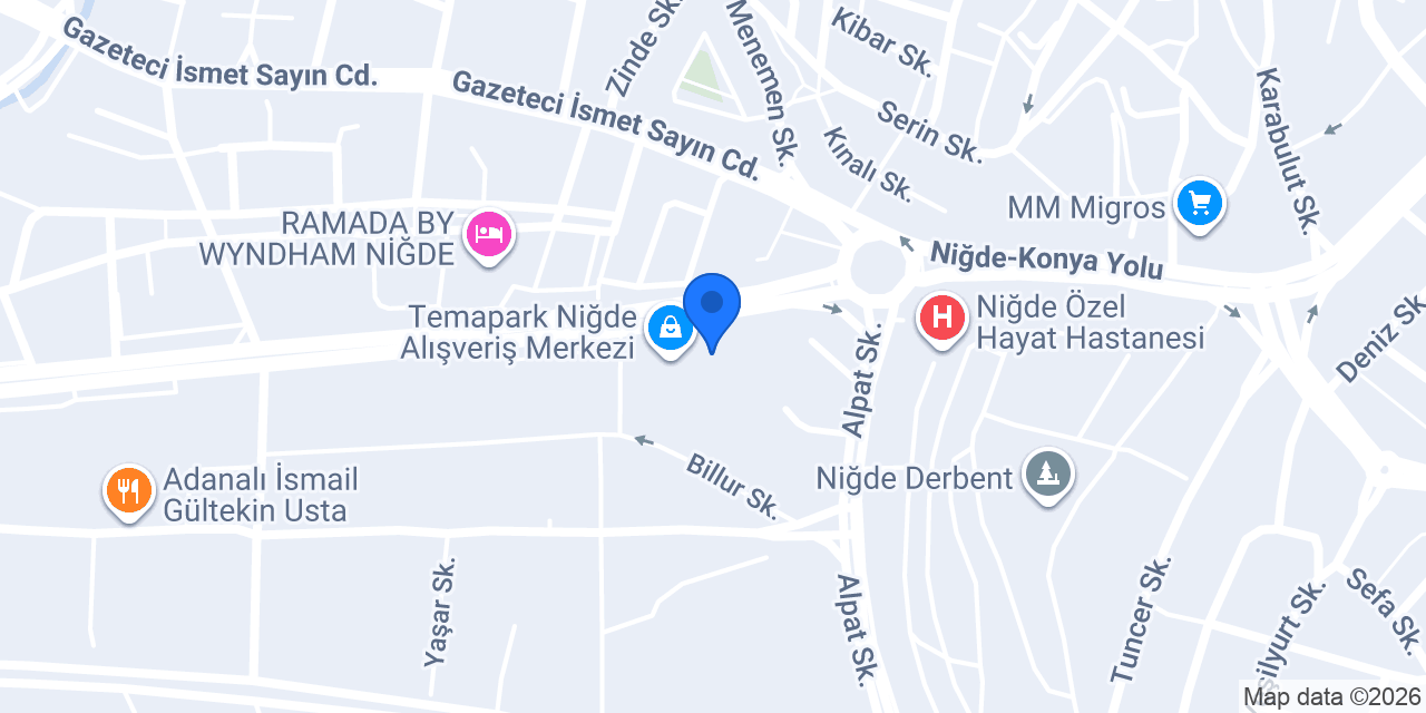 Cinebig niğde konumu
