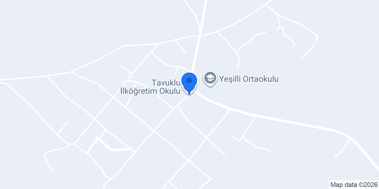 Tavuklu İlköğretim Okulu konumu