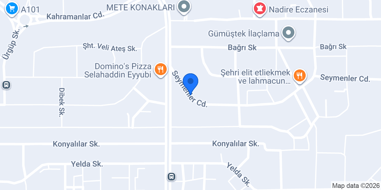 Zeret Etliekmek ve Izgara konumu