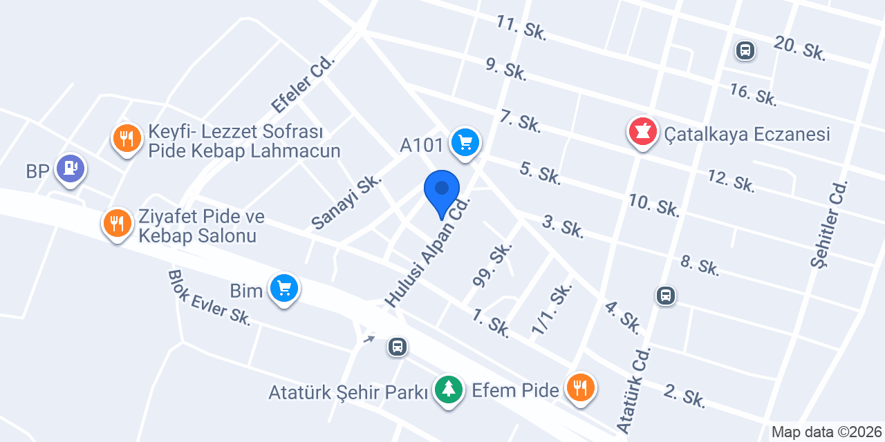 Avcı Oto konumu
